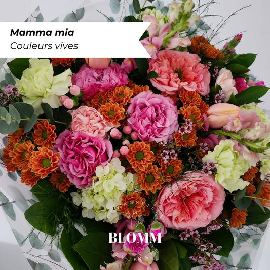 Mamma Mia (choix de la fleuriste) - Couleurs vives