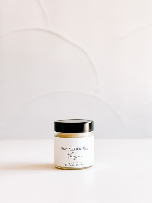 Soy Candle - Grapefruit and Thyme